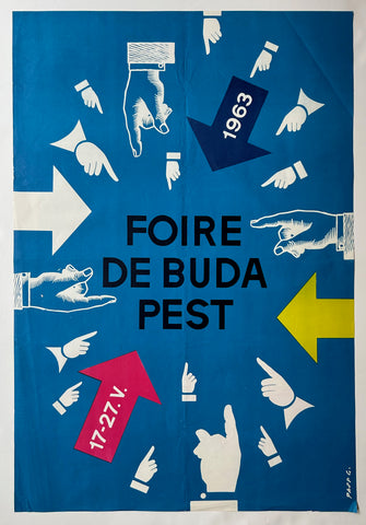Link to  Foire de Budapest 1963 PosterHungary, 1963  Product