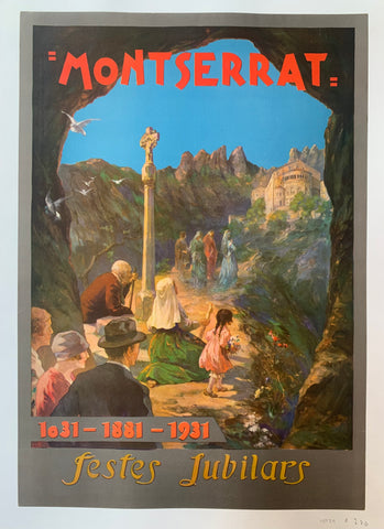 Link to  Montserrat Festes Lubilares PosterSpain, 1931  Product