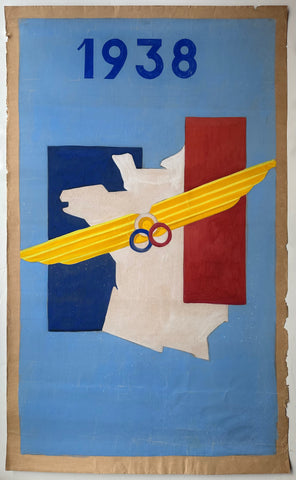 Link to  1938 European Athletics Championship Original ArtFrance, 1938  Product