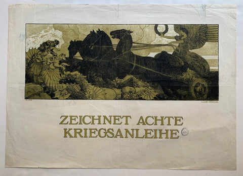 Zeichnet achte Kriegsanleihe Poster