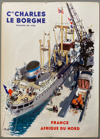 Link to  Cie Charles le Borgne Poster ✓France, c. 1950  Product