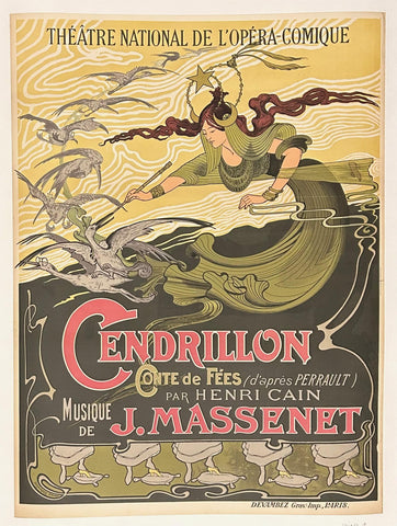 Cendrillon by Jules Massenet Poster