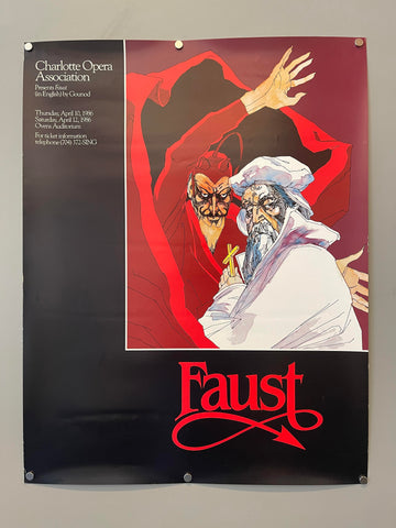 Link to  Charlotte Opera Association Faust Poster1986  Product